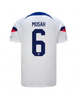 Yhdysvallat Yunus Musah #6 Kotipaita MM-kisat 2022 Lyhythihainen